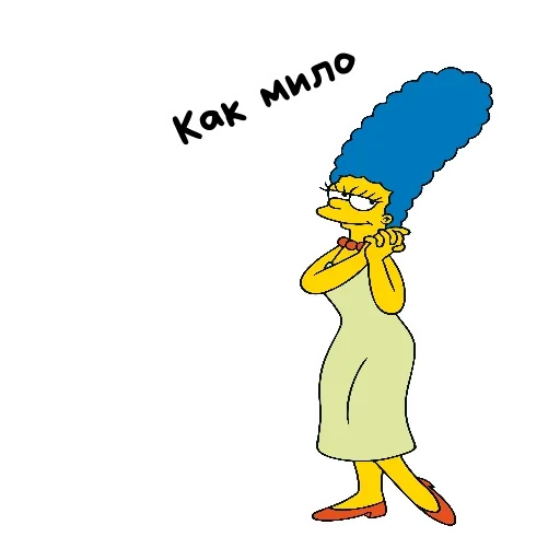 Sticker from the "The Simpsons" sticker pack