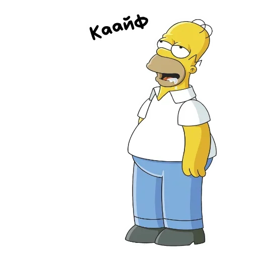 Стикер из набора "The Simpsons"