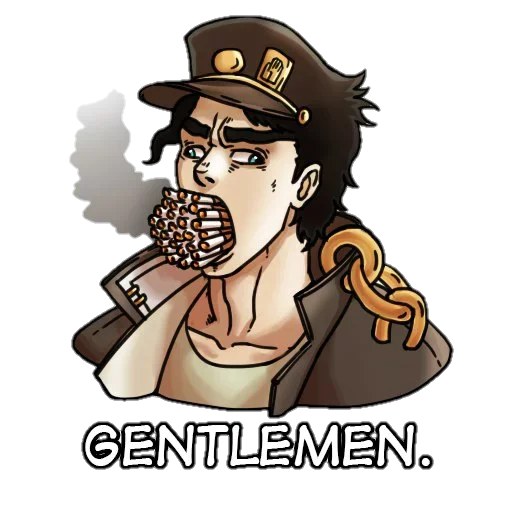 Sticker from the "Gentlman" sticker pack