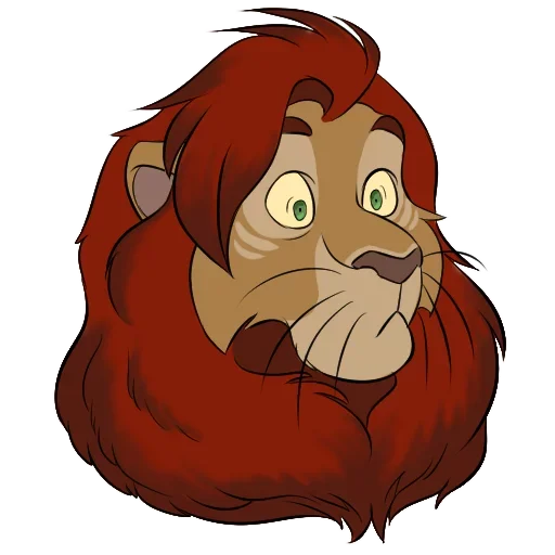 Sticker from the "Lion Life" sticker pack