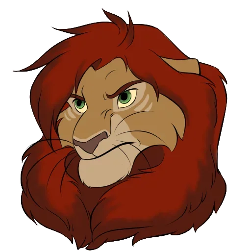 Sticker from the "Lion Life" sticker pack