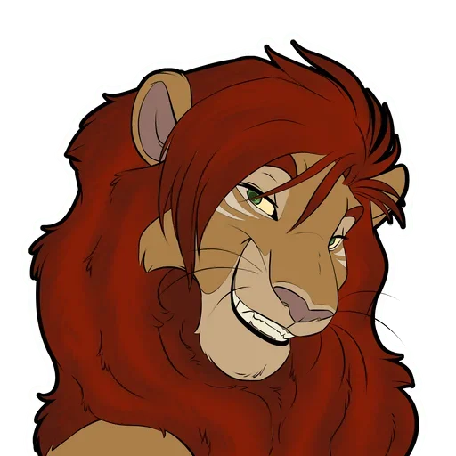 Sticker from the "Lion Life" sticker pack