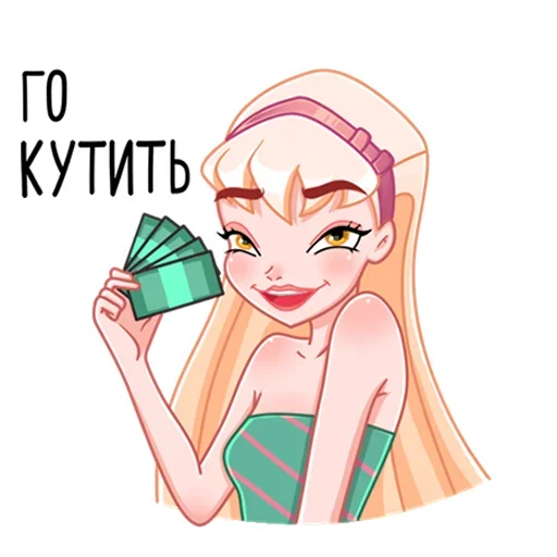 Sticker from the "Winx" sticker pack