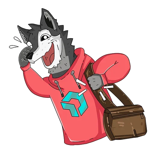 Sticker Wolfy