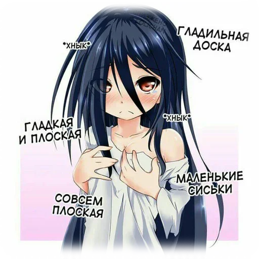 Стикер из набора "Anime Mems 2"