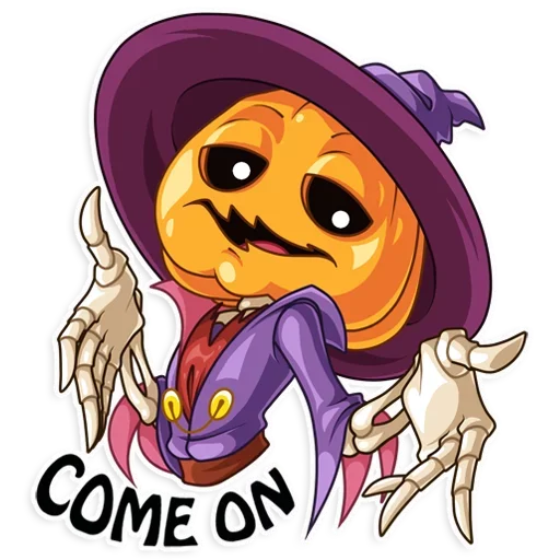 Sticker from the "Pumpkin Head" sticker pack