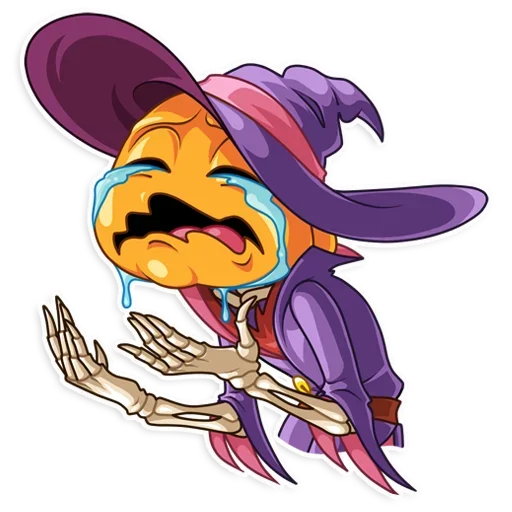 Sticker from the "Pumpkin Head" sticker pack