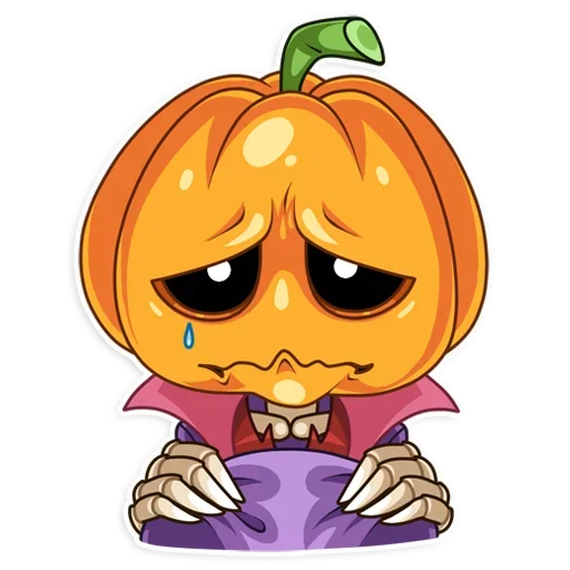 Sticker from the "Pumpkin Head" sticker pack