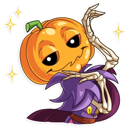 Sticker from the "Pumpkin Head" sticker pack