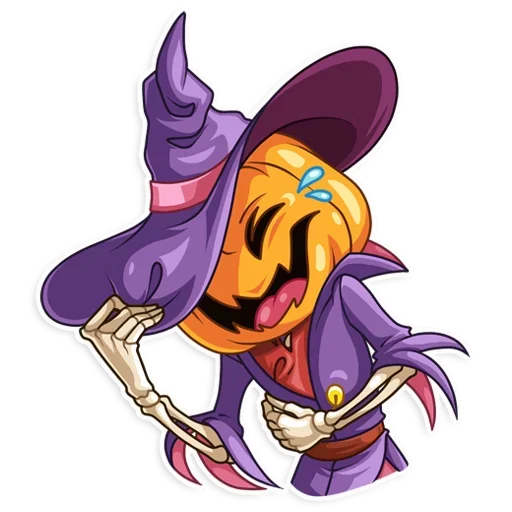 Sticker from the "Pumpkin Head" sticker pack