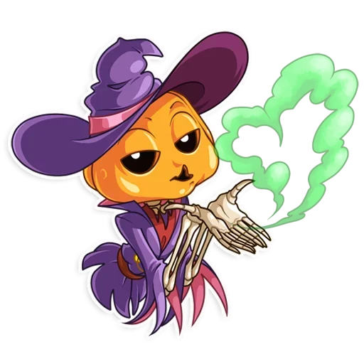 Sticker from the "Pumpkin Head" sticker pack