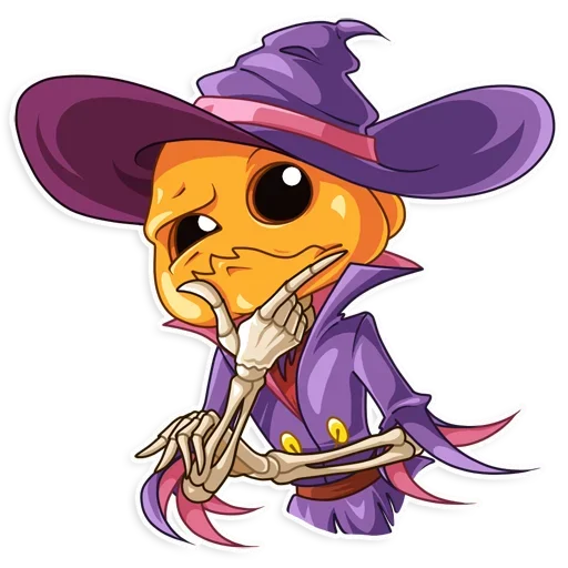 Sticker from the "Pumpkin Head" sticker pack