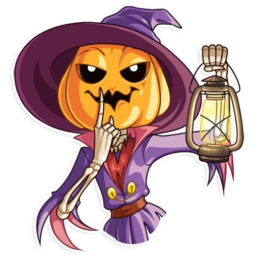 Sticker from the "Pumpkin Head" sticker pack