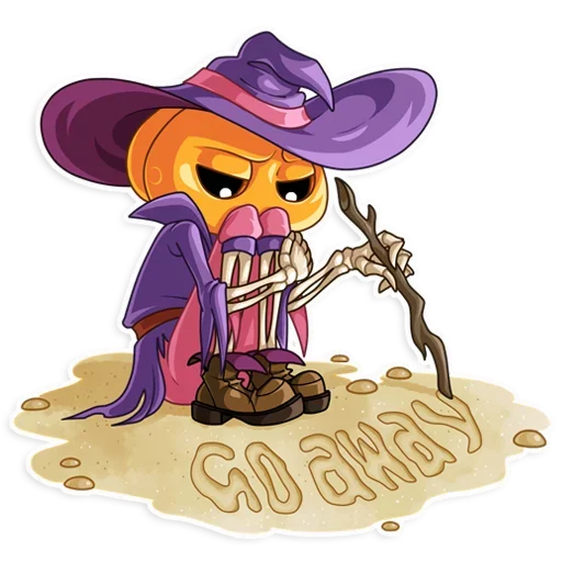 Sticker from the "Pumpkin Head" sticker pack