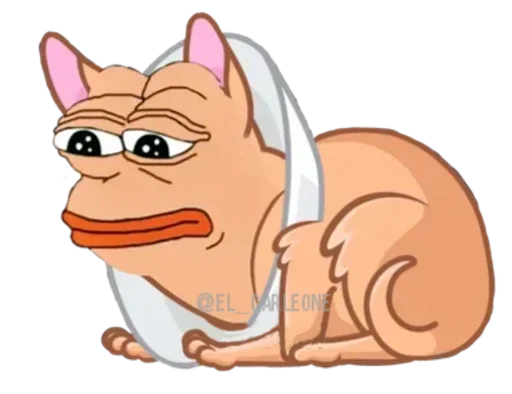 Sticker from the "Pink Pepe" sticker pack