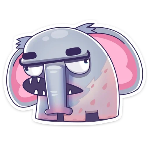 Sticker from the "Подозрительный Слон" sticker pack