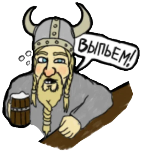 Sticker from the "Средневековье" sticker pack