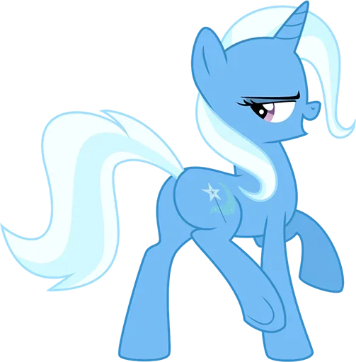 Sticker Blue Pony