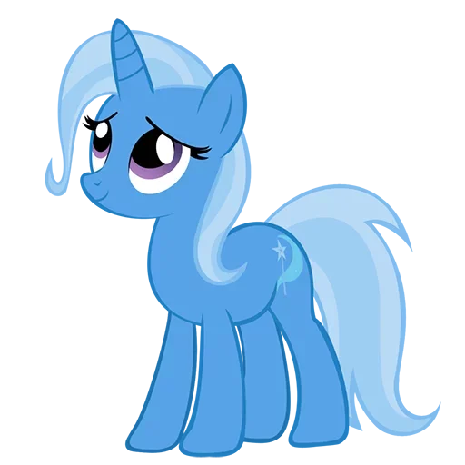 Sticker Blue Pony