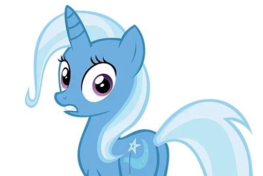 Sticker Blue Pony