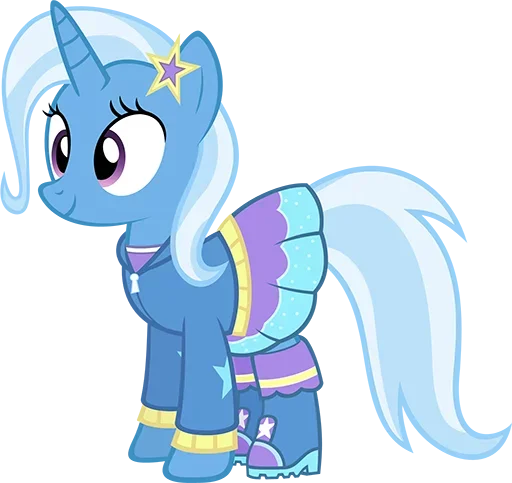 Sticker Blue Pony