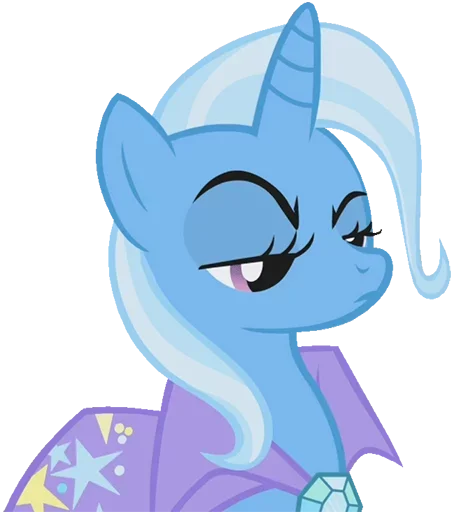 Sticker Blue Pony