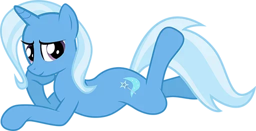 Sticker Blue Pony