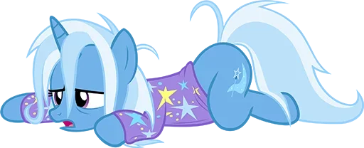 Sticker from the "Blue Pony" sticker pack