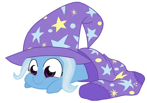 Sticker Blue Pony