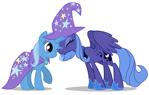 Sticker from the "Blue Pony" sticker pack