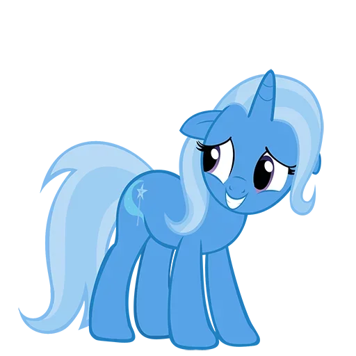 Sticker Blue Pony