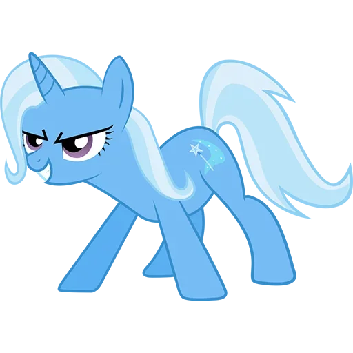 Sticker Blue Pony