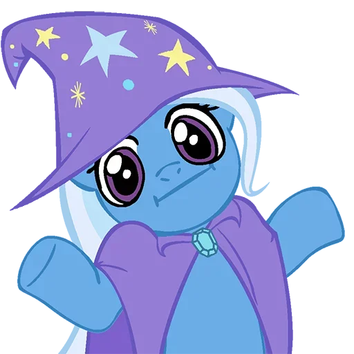 Sticker Blue Pony