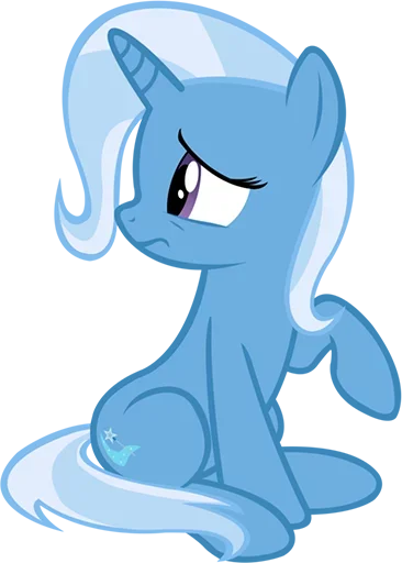 Sticker Blue Pony