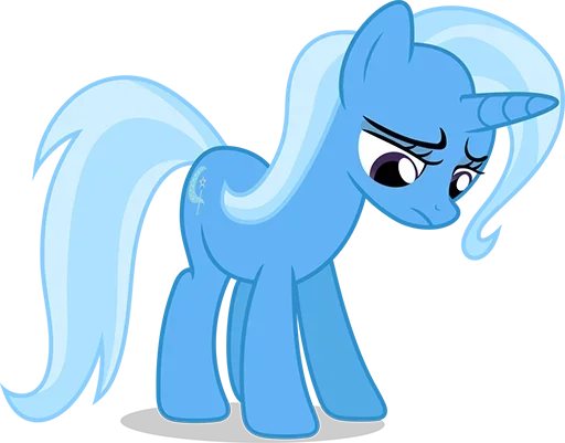 Sticker Blue Pony