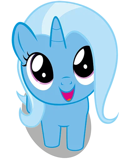 Sticker Blue Pony