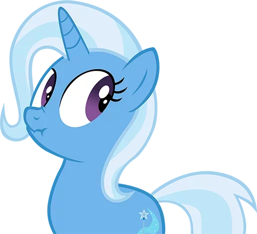 Sticker Blue Pony