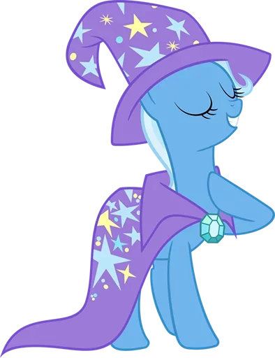 Sticker Blue Pony