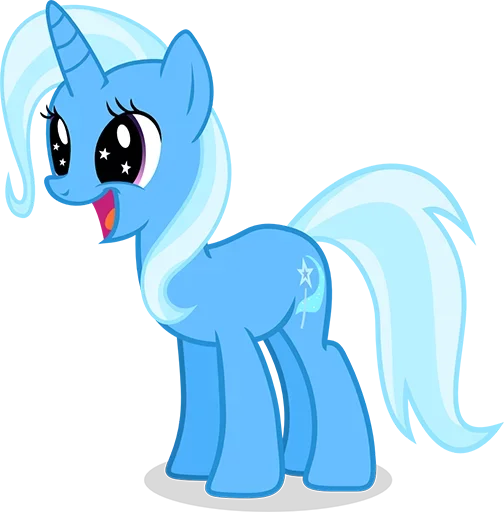 Sticker Blue Pony