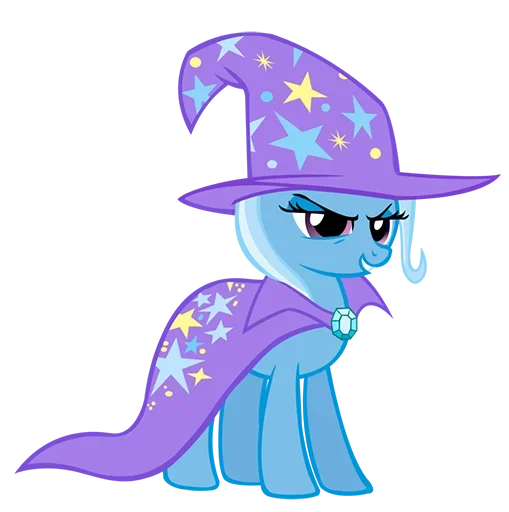 Sticker Blue Pony