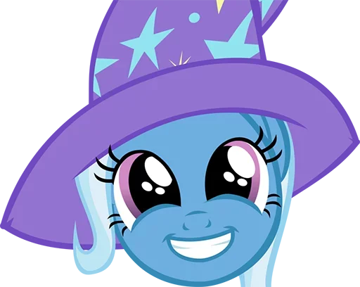 Sticker Blue Pony