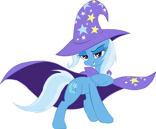 Sticker Blue Pony