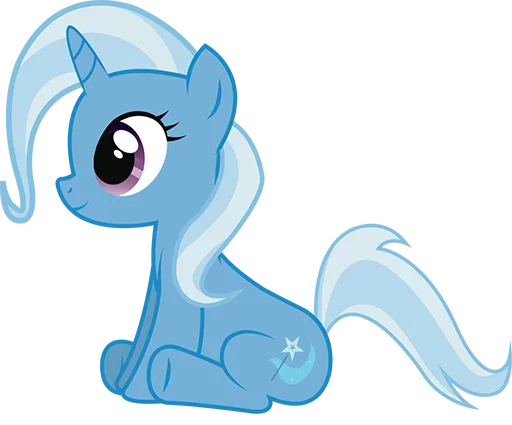 Sticker Blue Pony