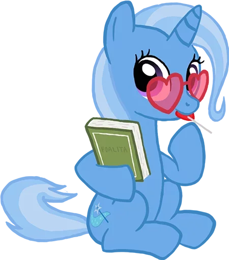 Sticker from the "Blue Pony" sticker pack