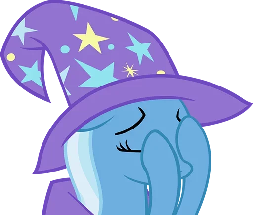 Sticker Blue Pony