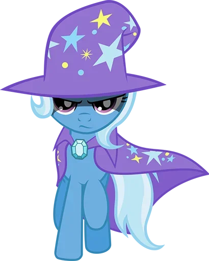 Sticker Blue Pony