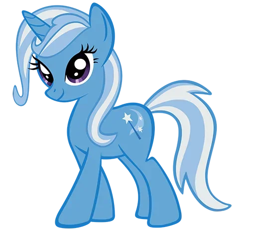 Sticker Blue Pony