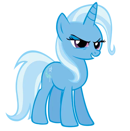 Sticker Blue Pony