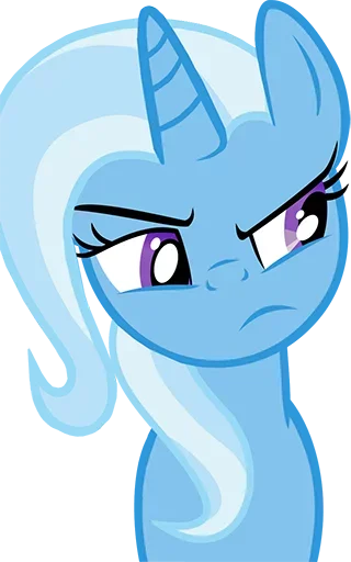 Sticker Blue Pony