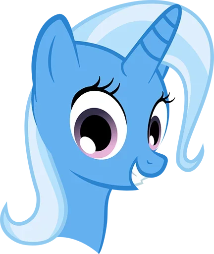 Sticker Blue Pony